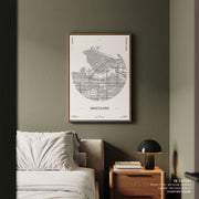 Travel Poster Urban Street Plan City Map of Vancouver – image 3
