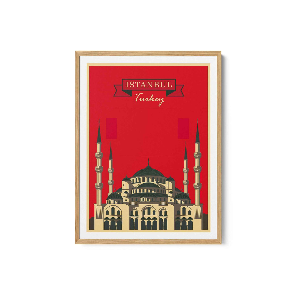 Turkey Vintage Travel Poster Print