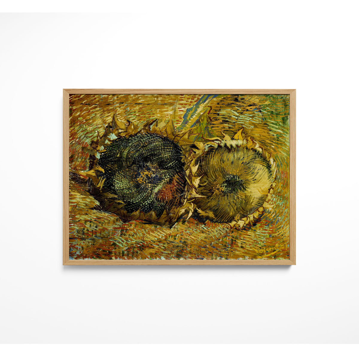Still Life with Two Sunflowers