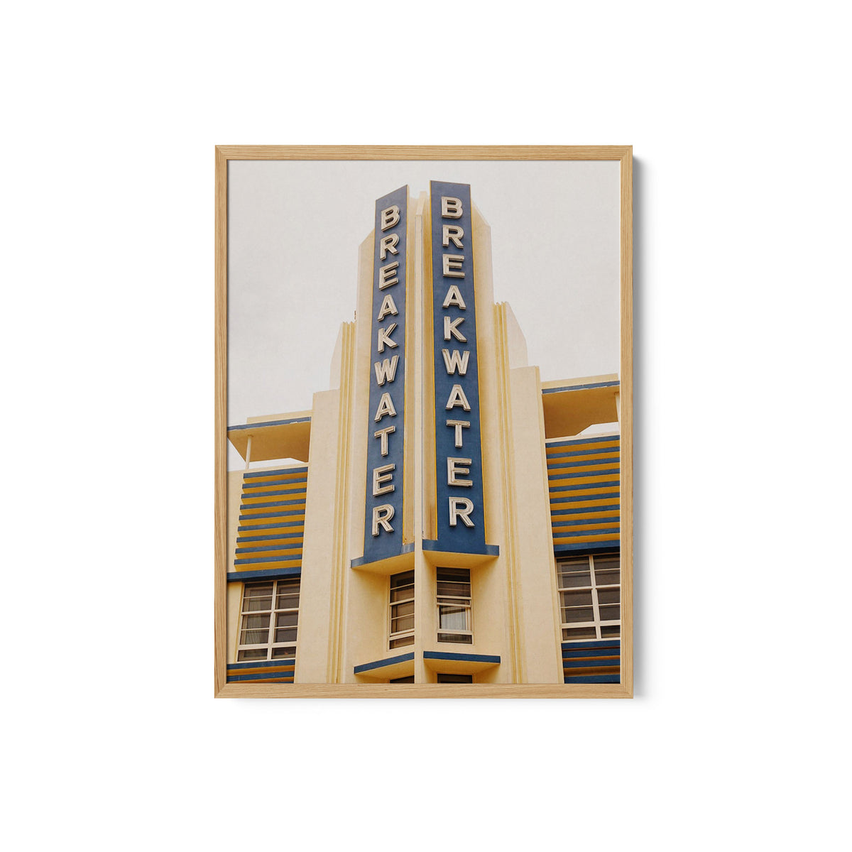 Vibrant Image Of The Breakwater Building