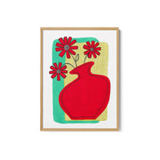 Vibrant Red Vase Blossoms – image 2