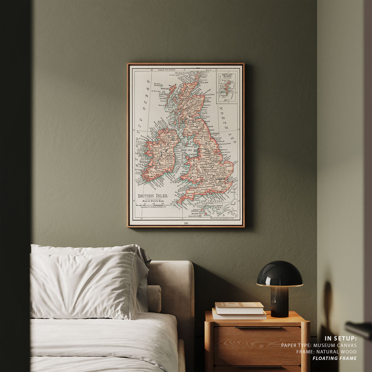Vintage Universal Atlas British Isles