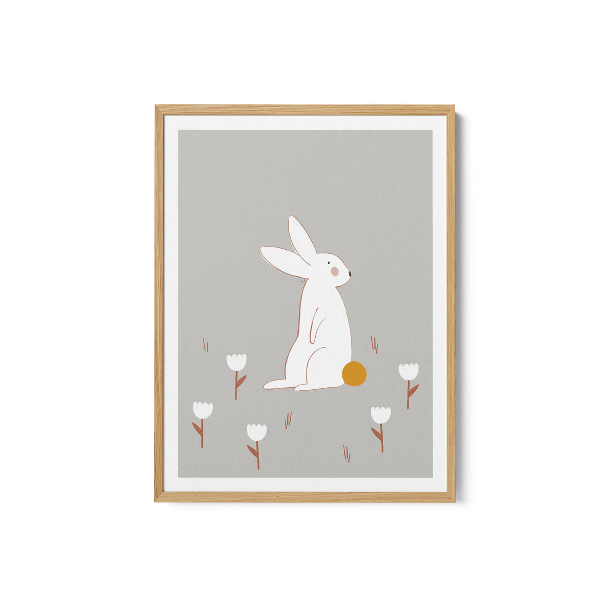 White Little Bunny