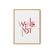 Wine Not Hand-Drawn Text a Quote – image 2