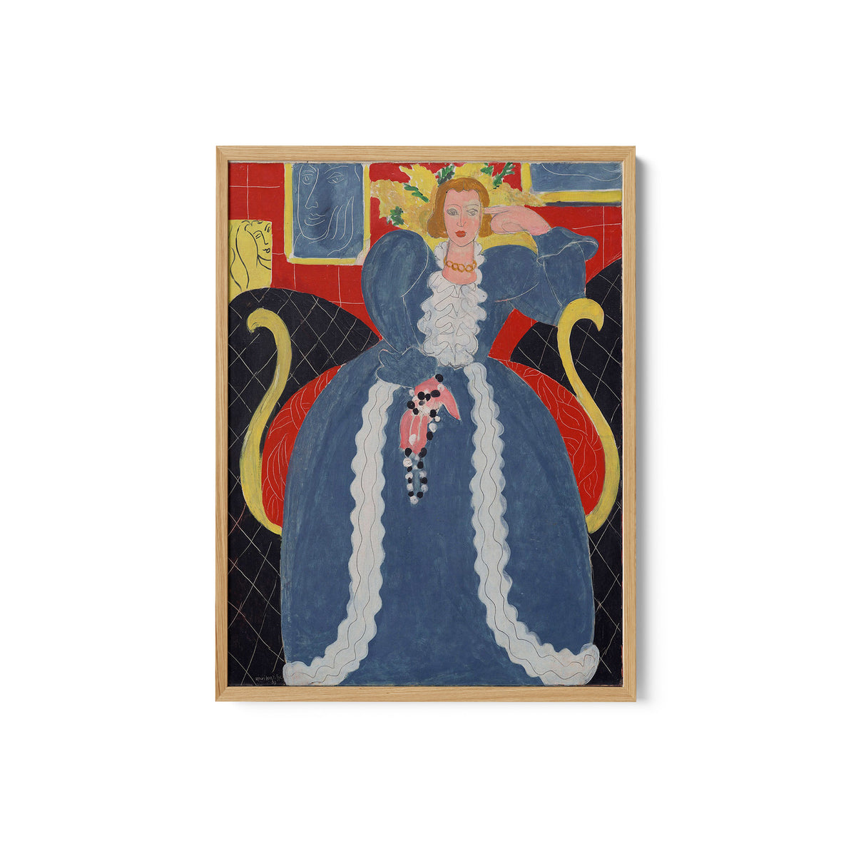 Woman in Blue or The Large Blue Robe and