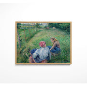 Young Peasant Girls Resting in the Fields – image 2