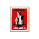 England Travel Poster Print