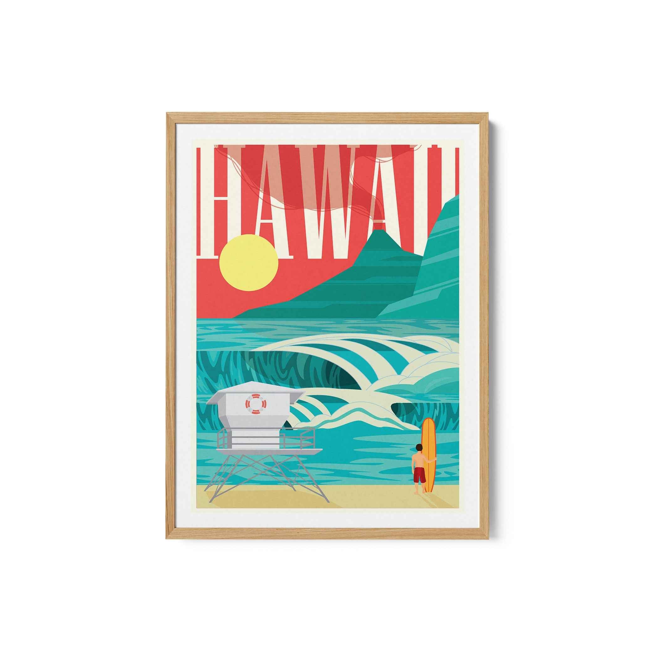 Hawaii Poster Travel Poster Print