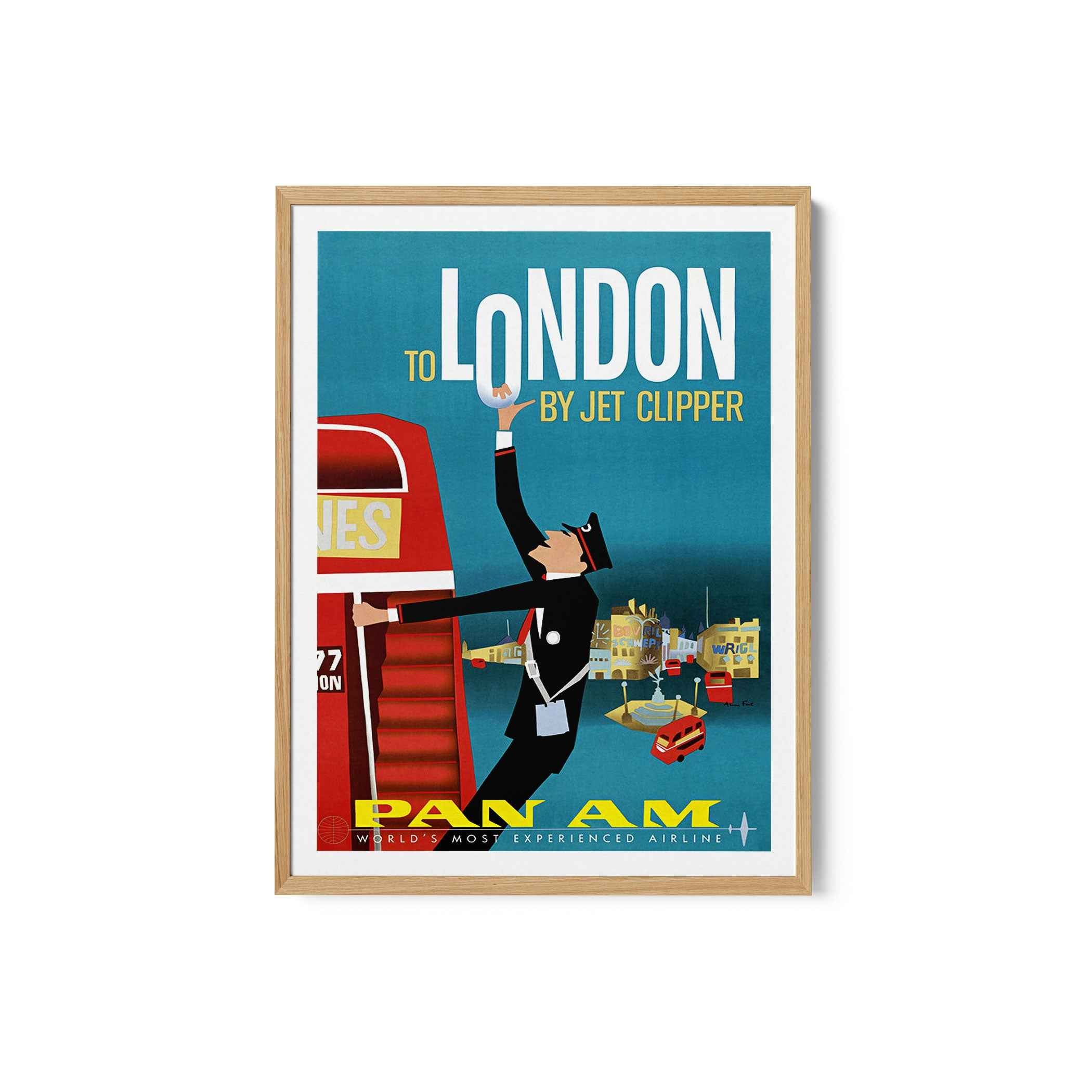 London Travel Poster Print