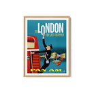 London Travel Poster Print