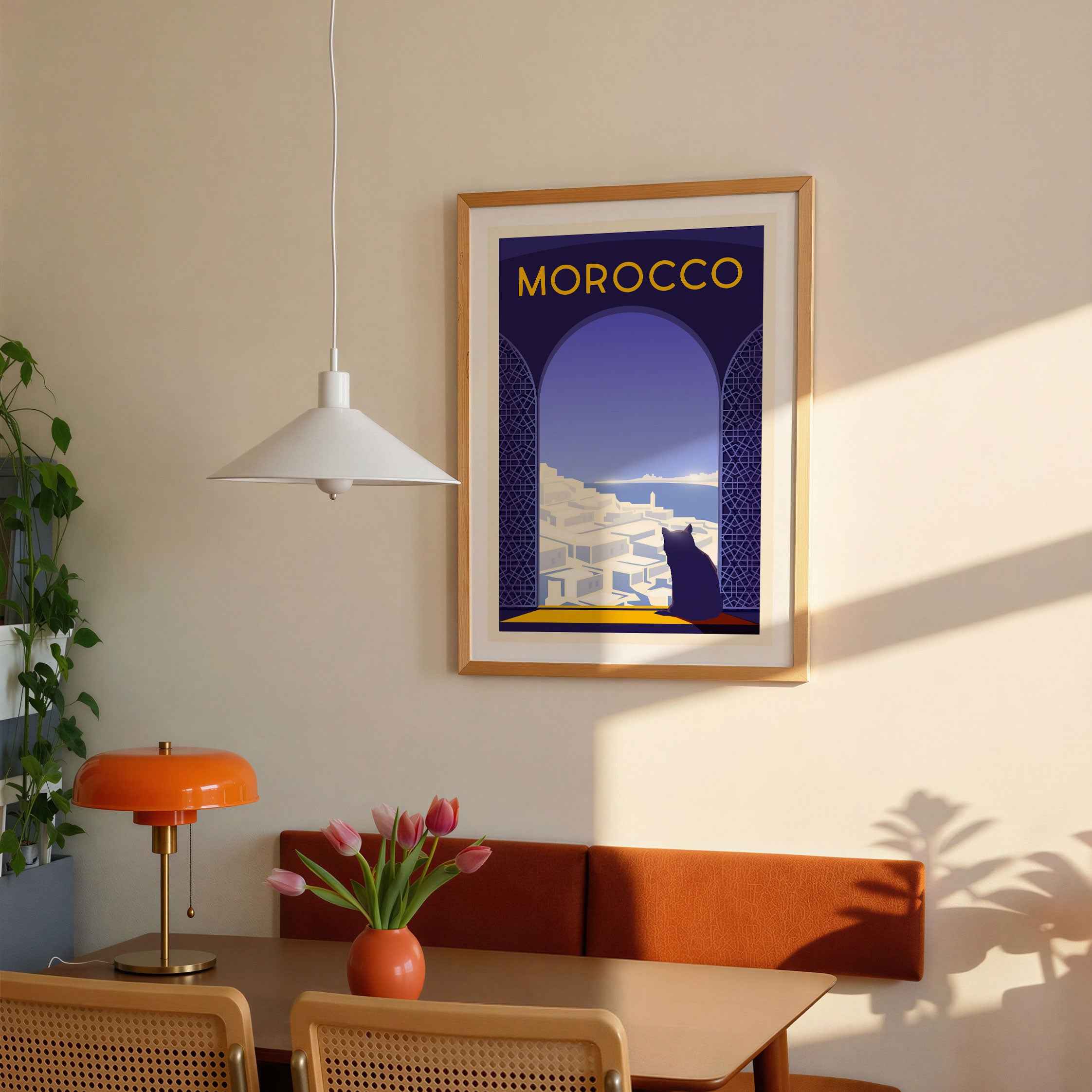 Morocco Travel Poster Print