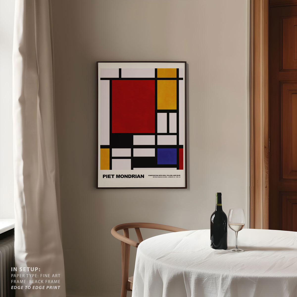 Composition With Red, Yellow, and Blue