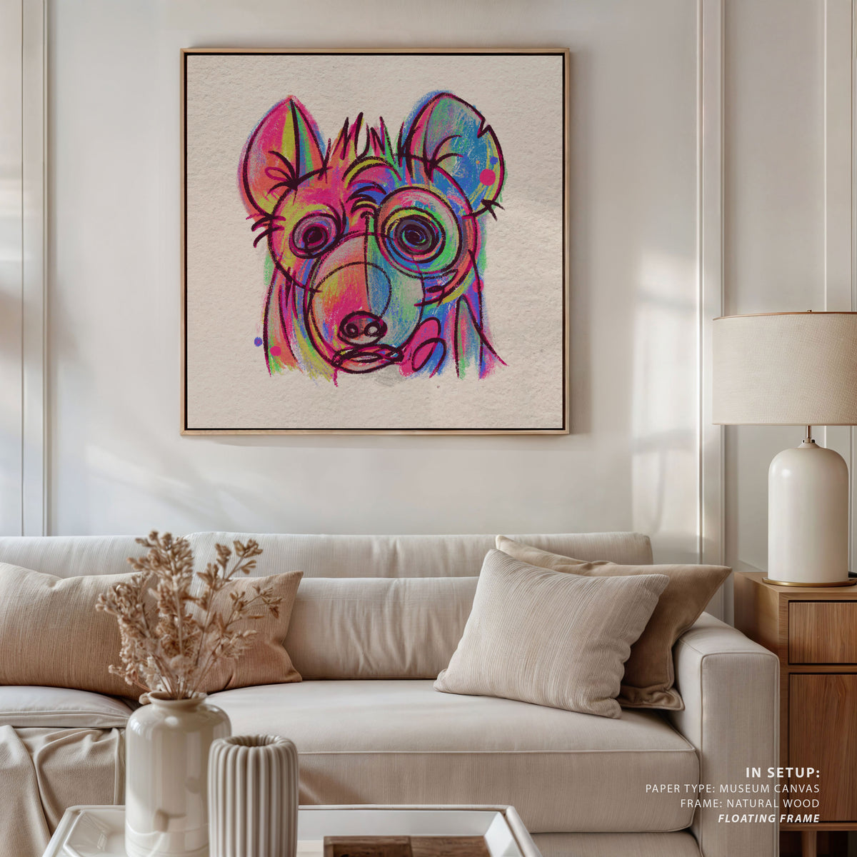 Abstract Faces - Hyena
