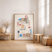 Abstract Mixed Media Collage #1 – image 4