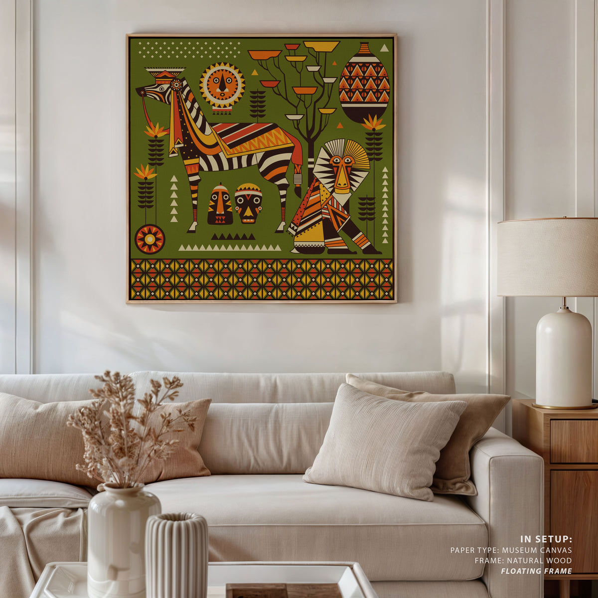 Africa - Zebra and Mandrill