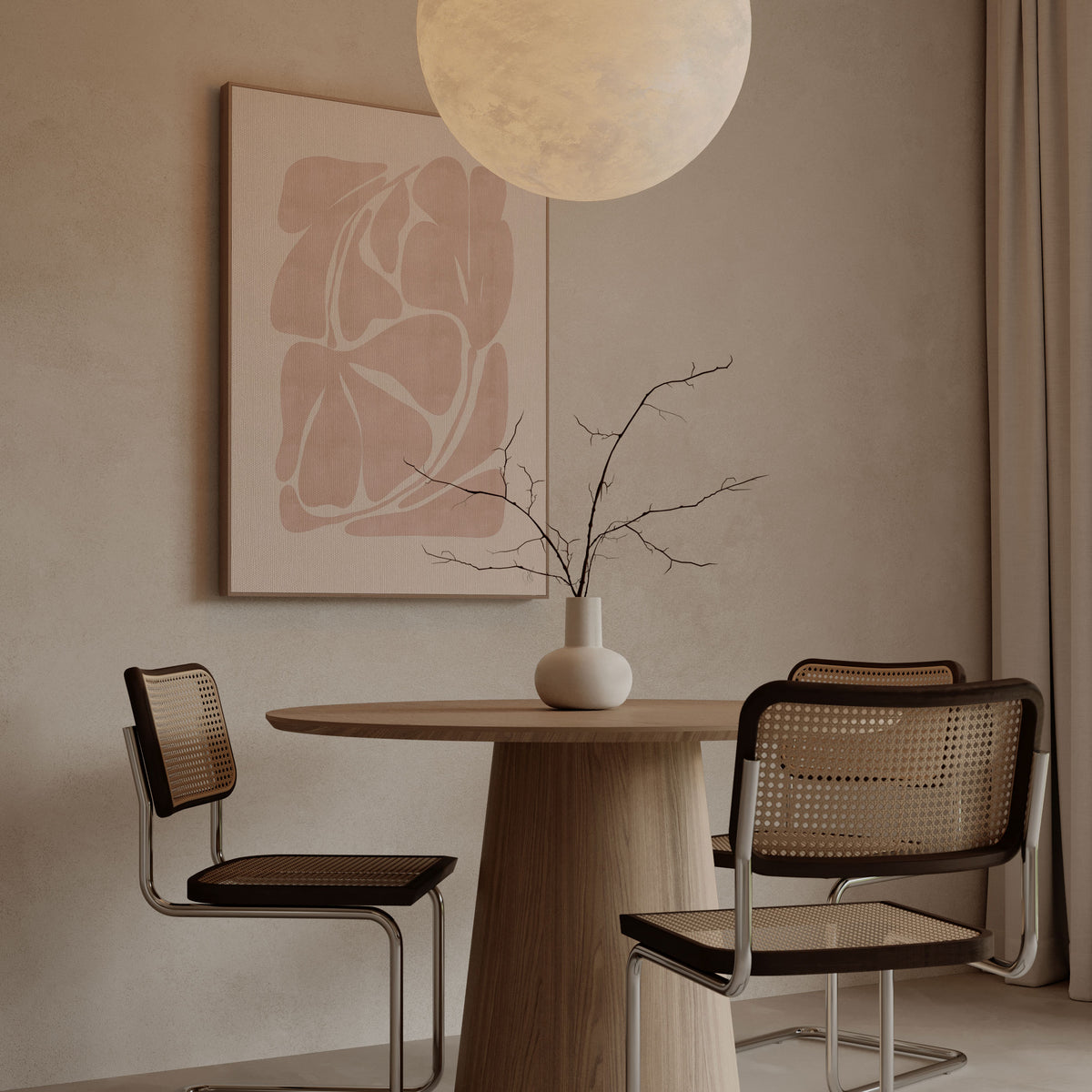 Beige Abstract Shapes