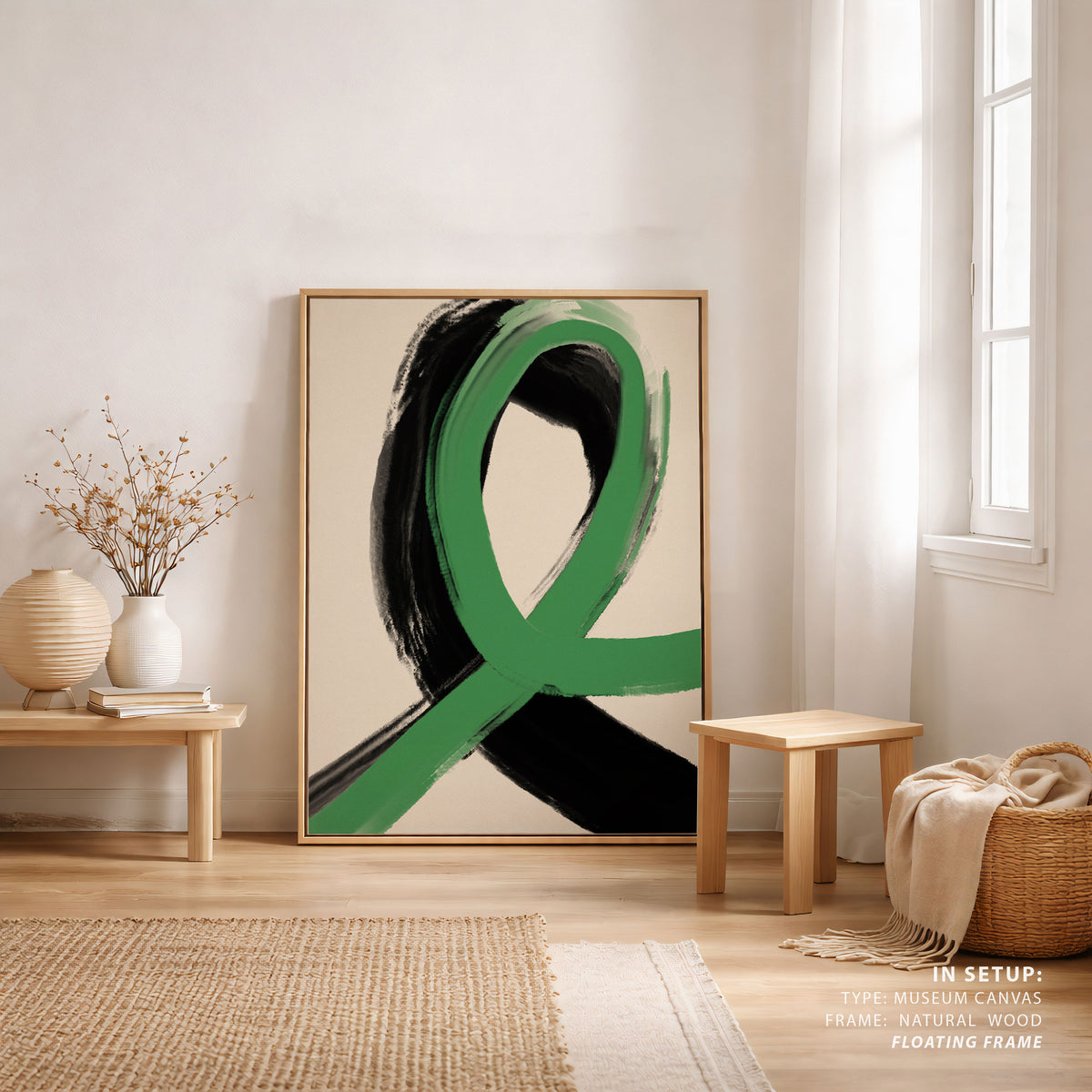 Black And Green No 01