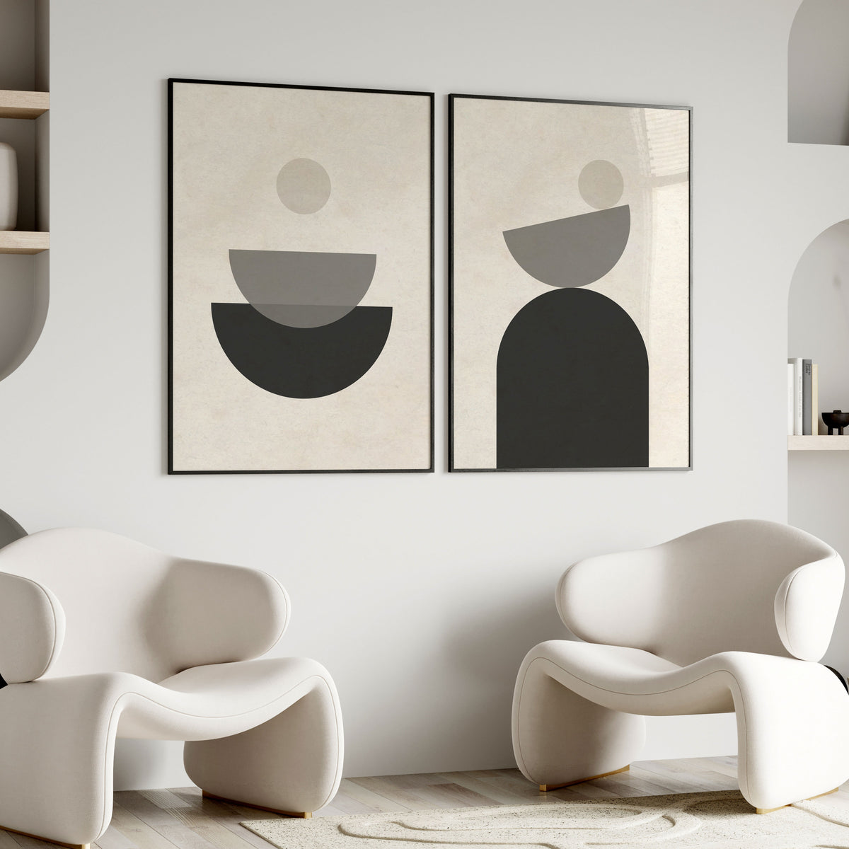 Black Grey Abstract