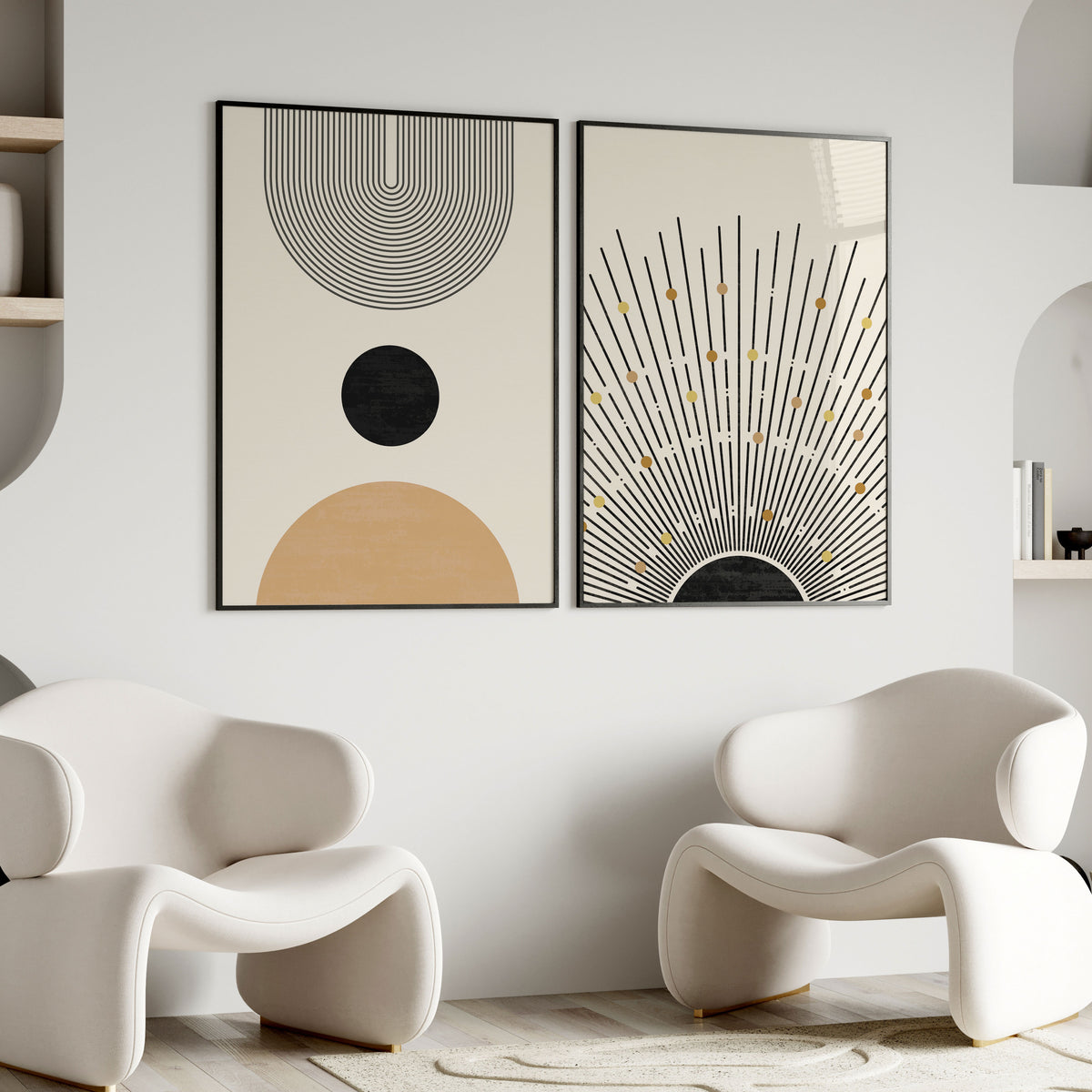 Boho Mid Century Bohemian Art