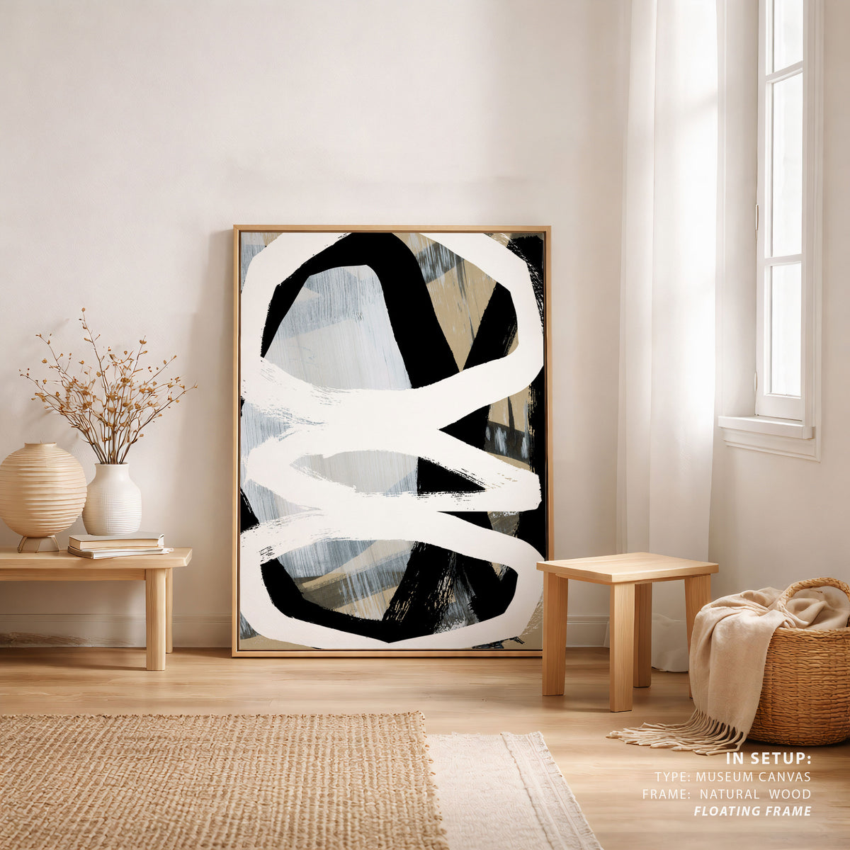 Bold Black On White No3