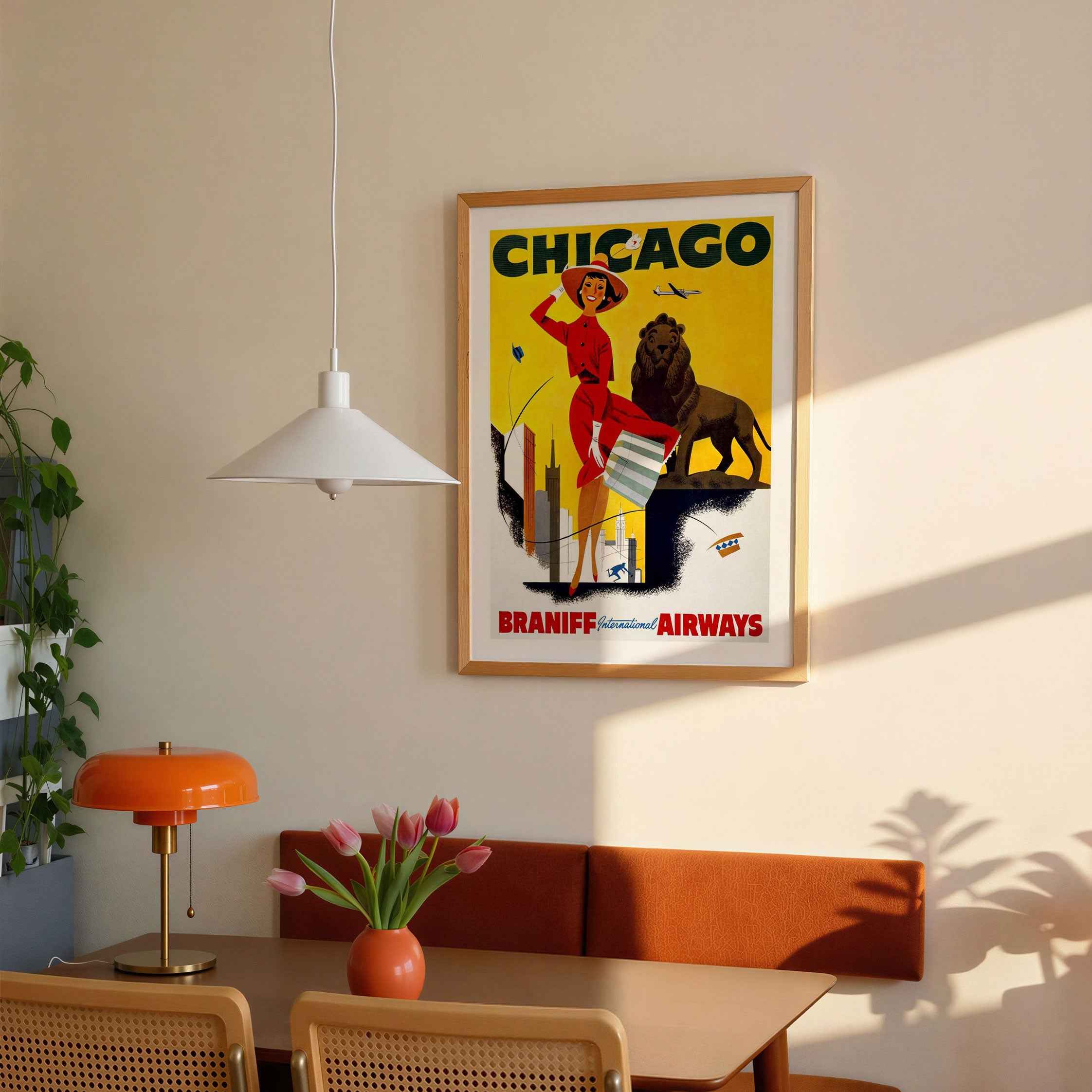 Braniff Travel Poster Print