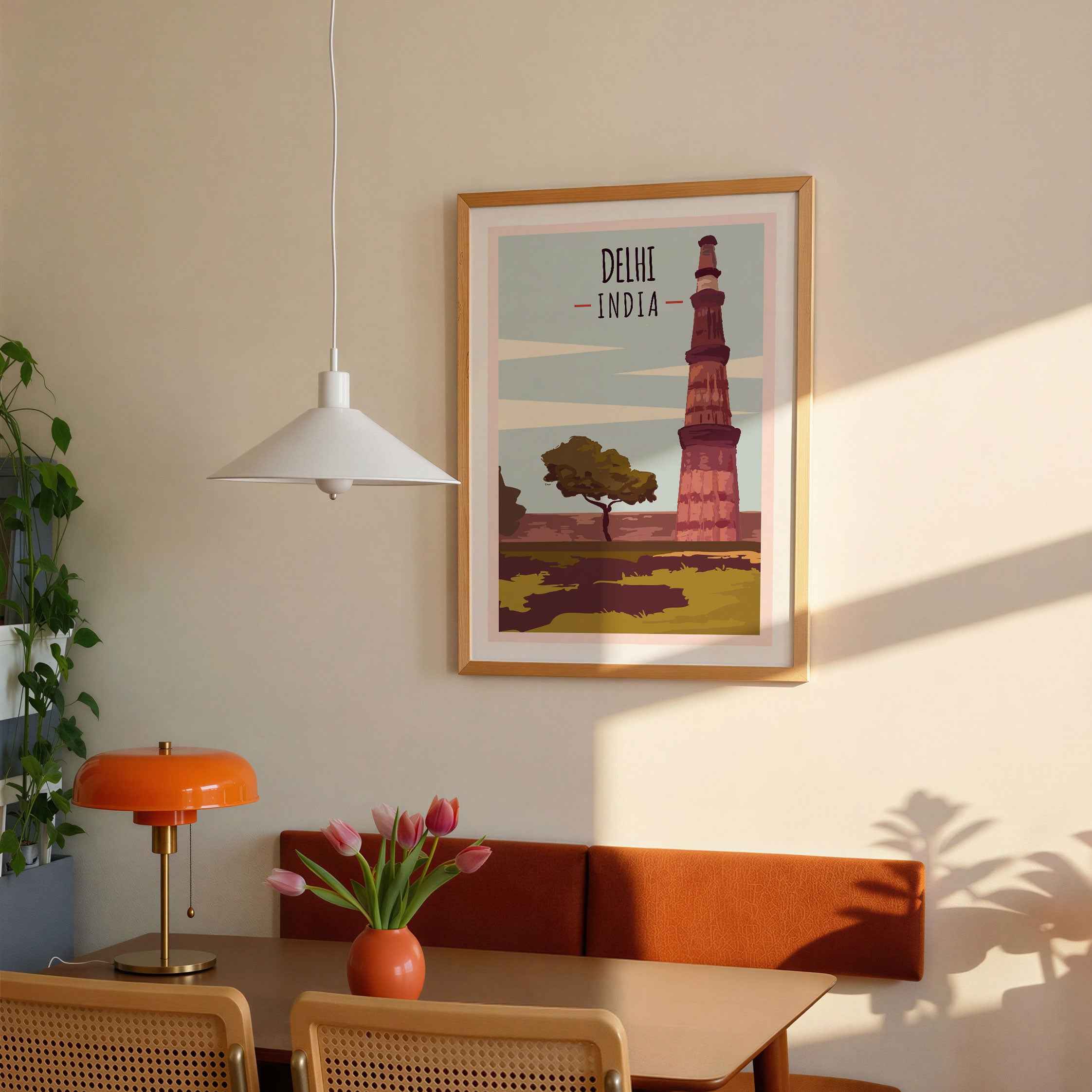 Delhi Travel Poster Print