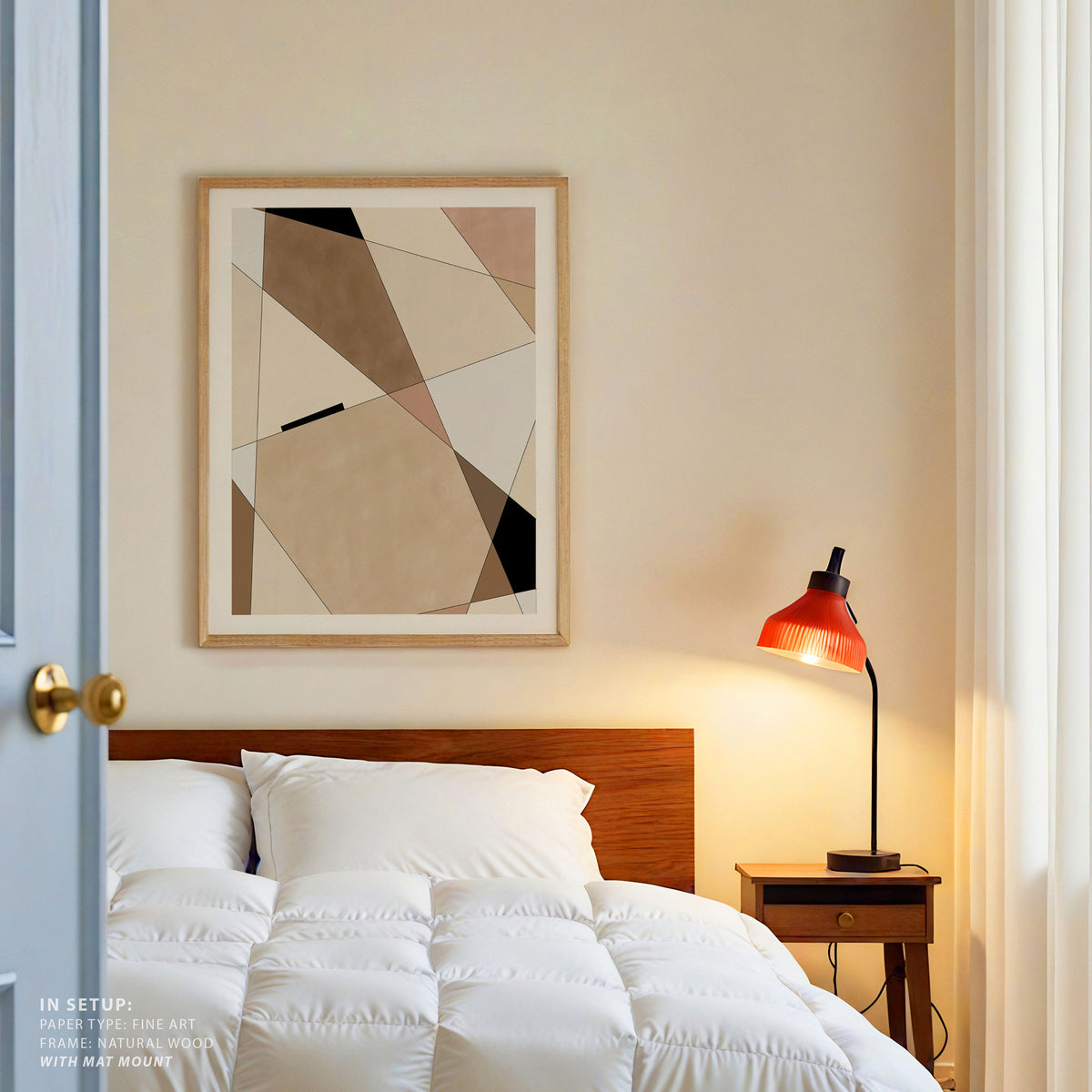 Geometric Beige art 01
