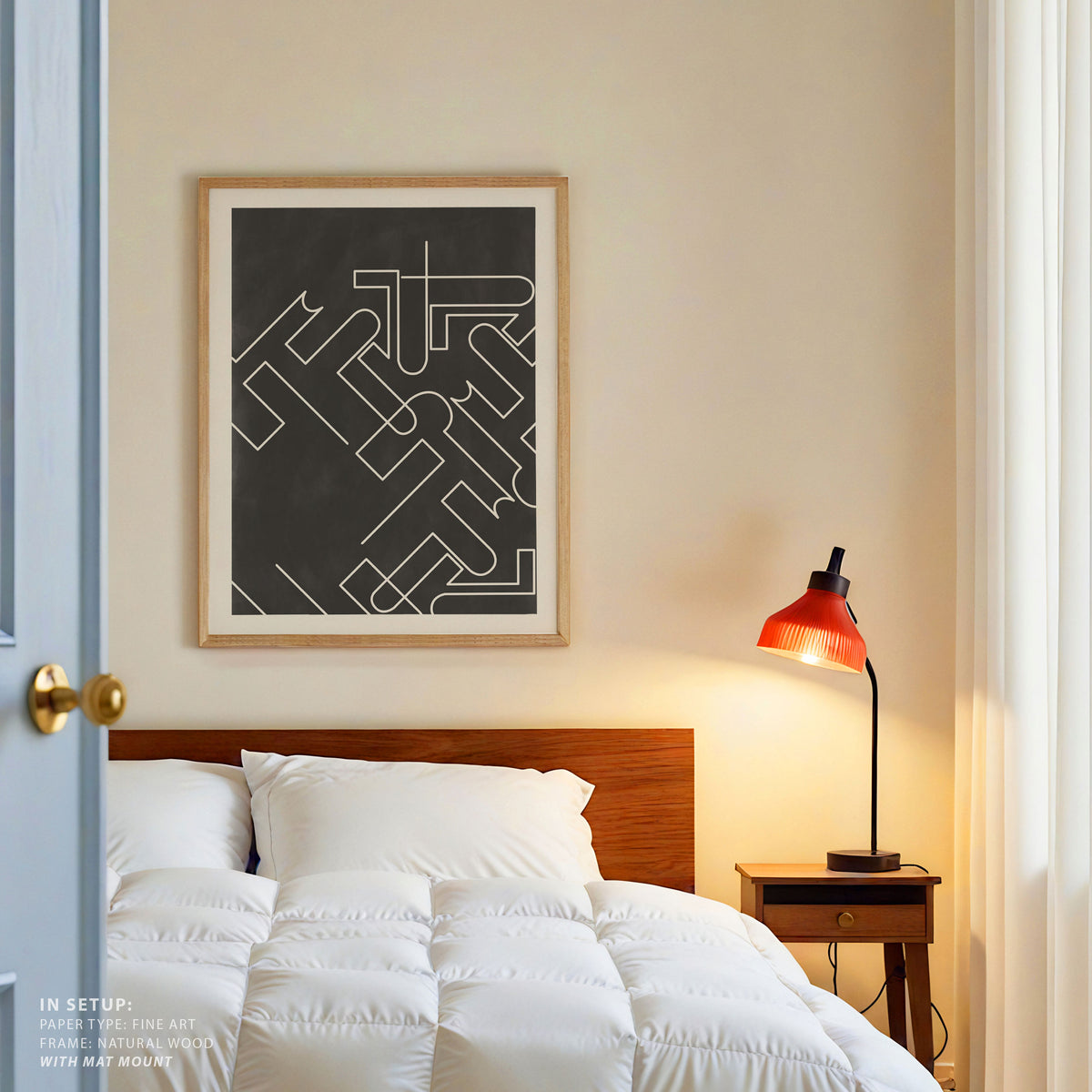 Geometric Maze Lines
