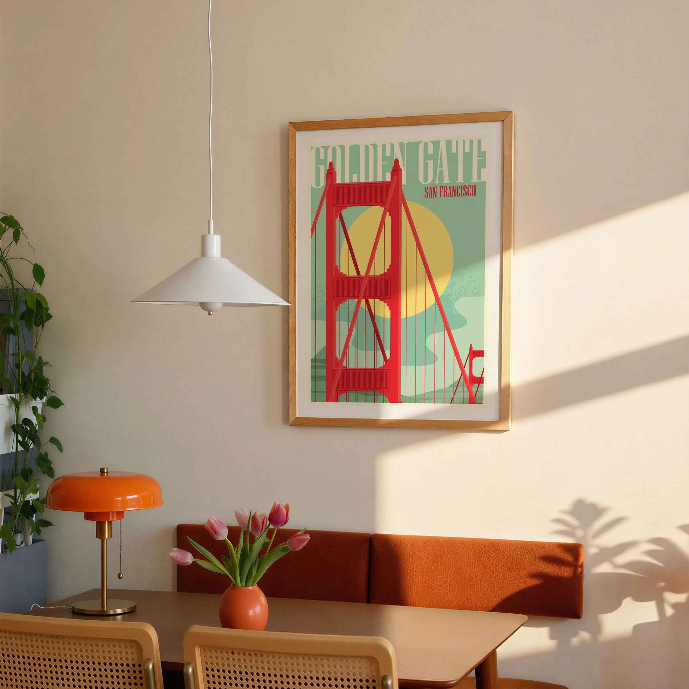 Golden Gate Poster Travel Poster Print