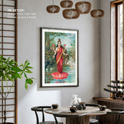 Lakshmi, Raja Ravi Varma Painting – image 3