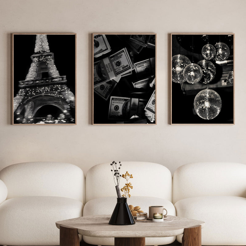 Luxury Fashion BW Poster 02