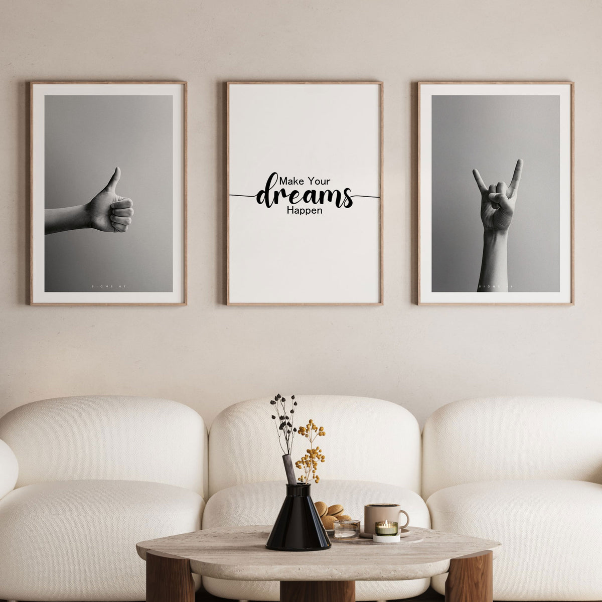 Motivational Poster Set of 3