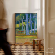 Landscape with Blue Tree Trunks (1892) – image 4