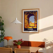 Rome Vintage Travel Poster Print – image 3