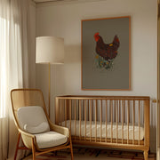 Rooster in the Meadow – image 3