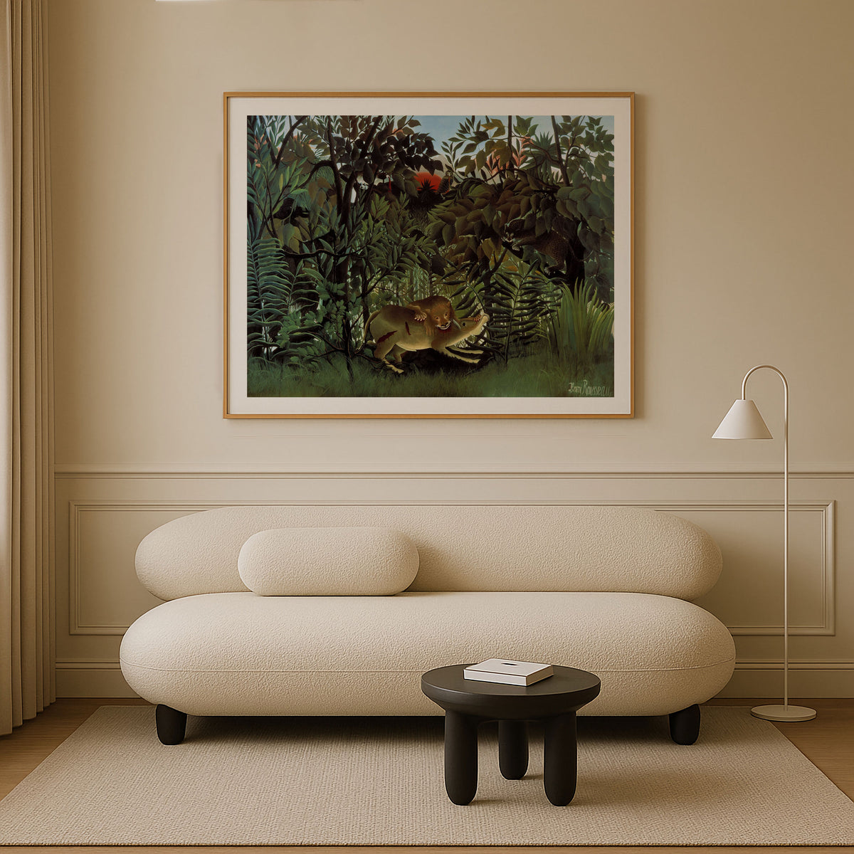 Rousseau Hungry Lion
