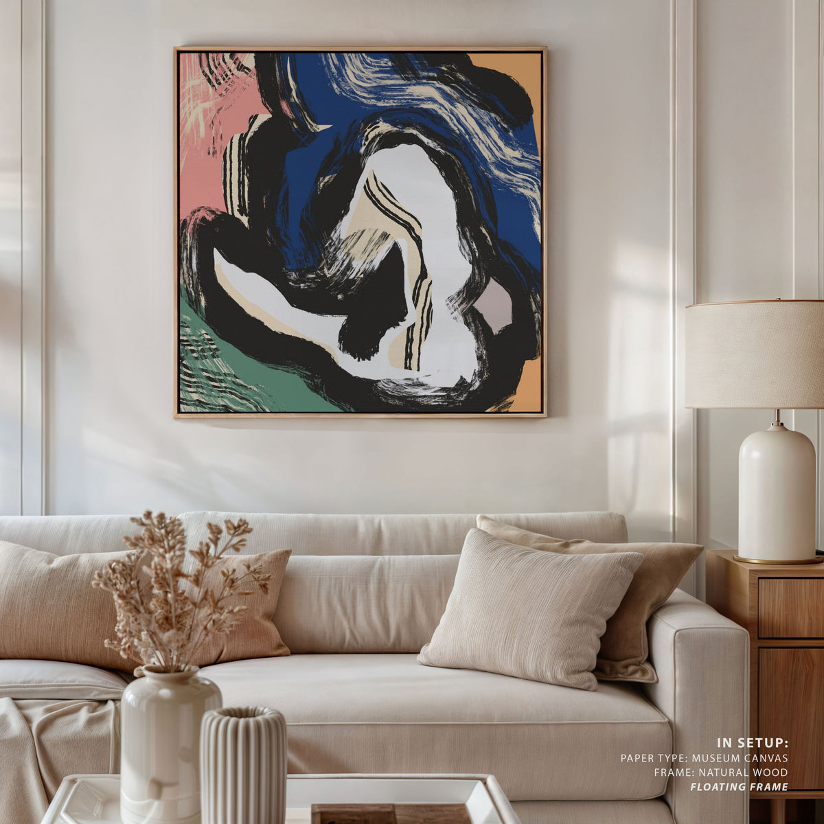 Sitting Nude Bold Abstract
