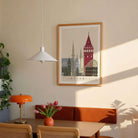 Skyline Istanbul Travel Poster Print