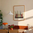 Skyline London Travel Poster Print