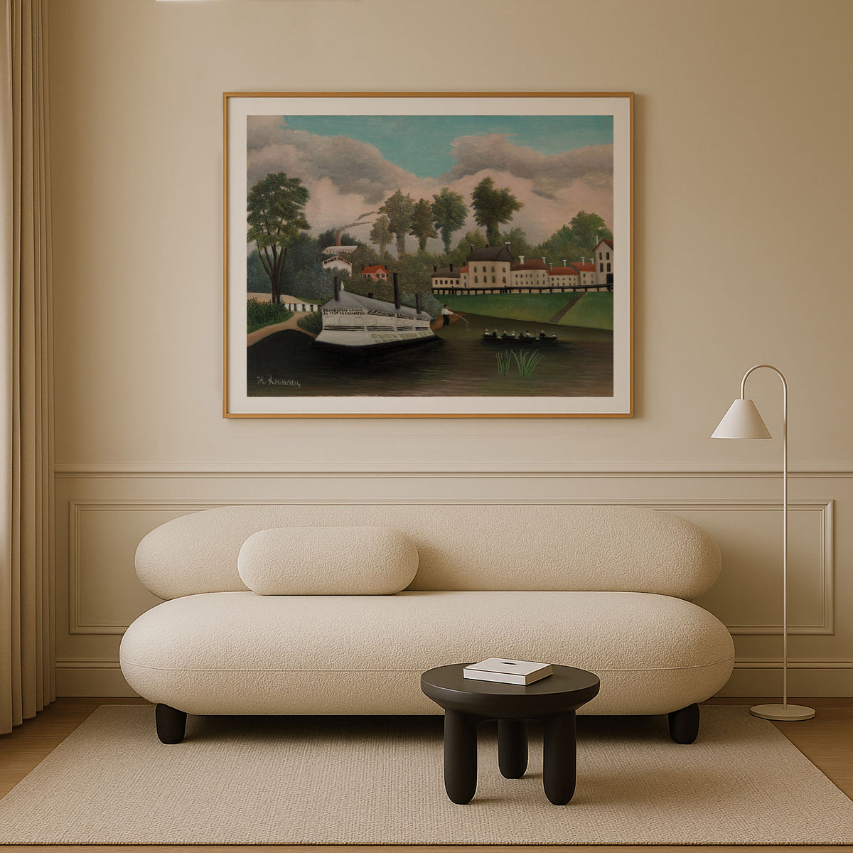 The Laundry Boat of Charenton Bridge