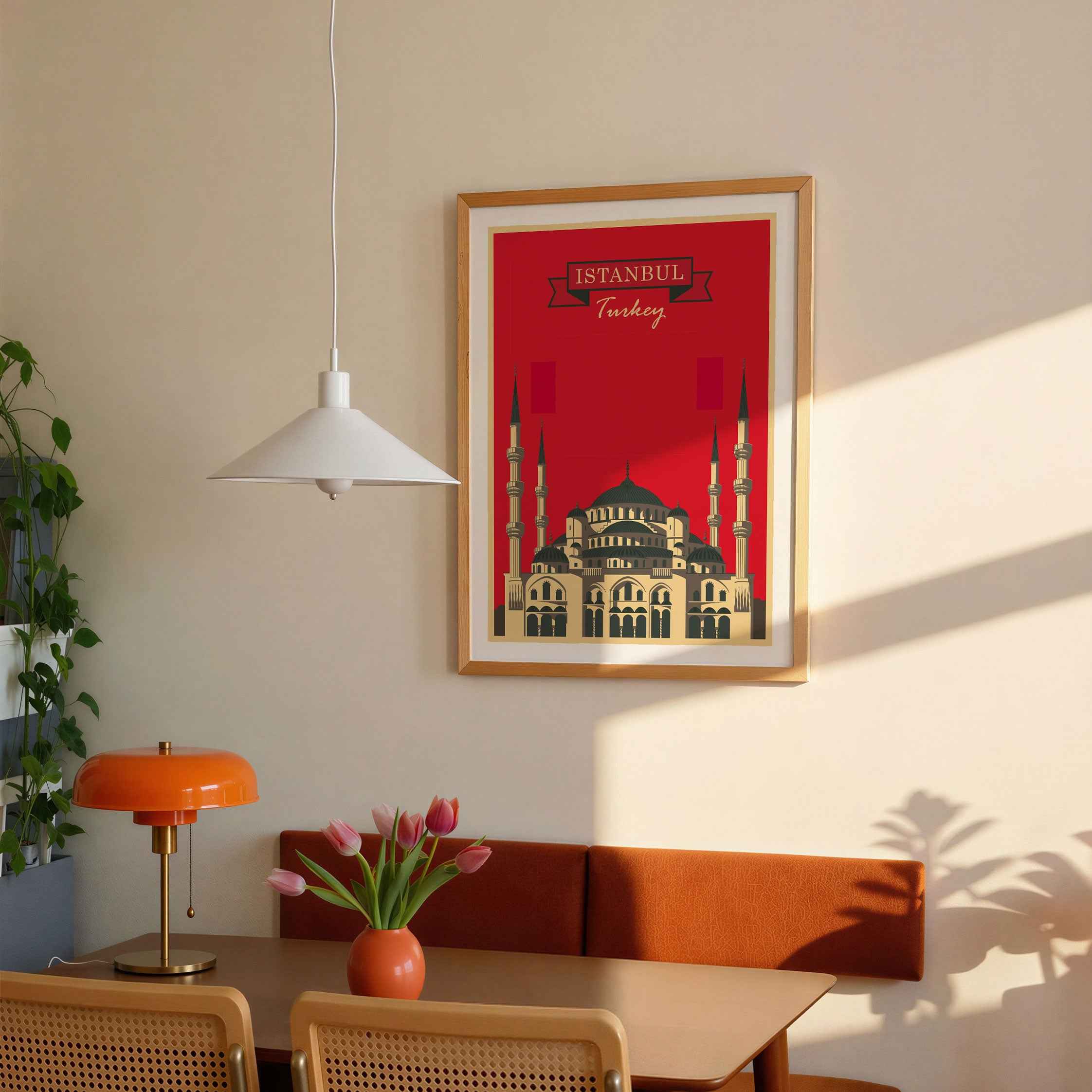 Turkey Vintage Travel Poster Print