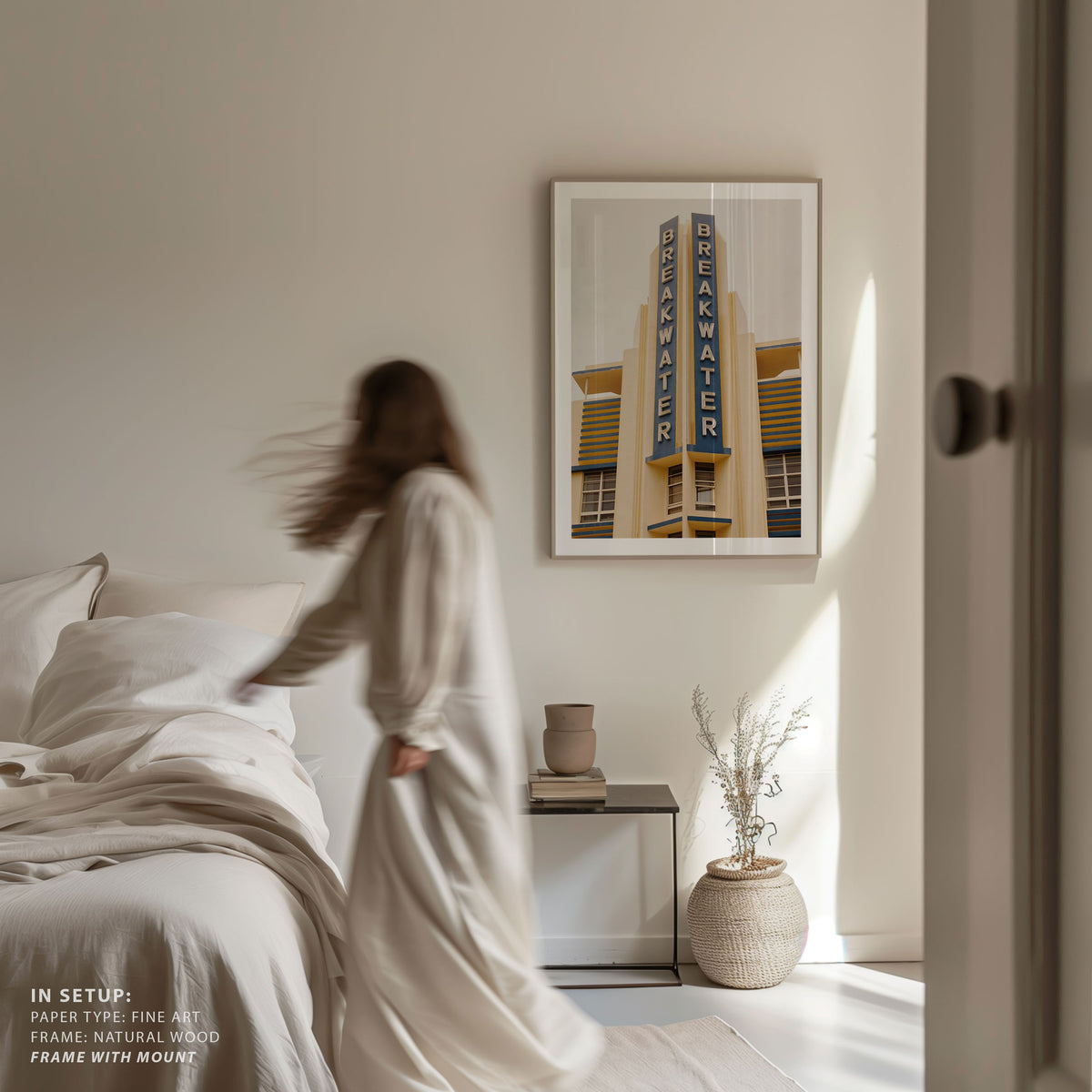 Vibrant Image Of The Breakwater Building