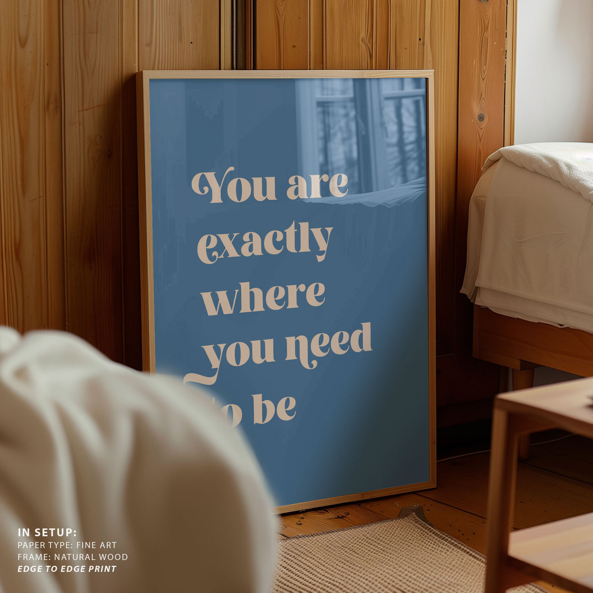 Where You Need To Be