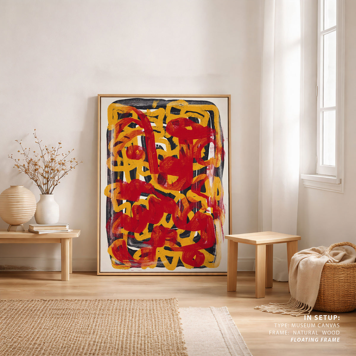 Yellow Dotted Lines with a Red Overlay