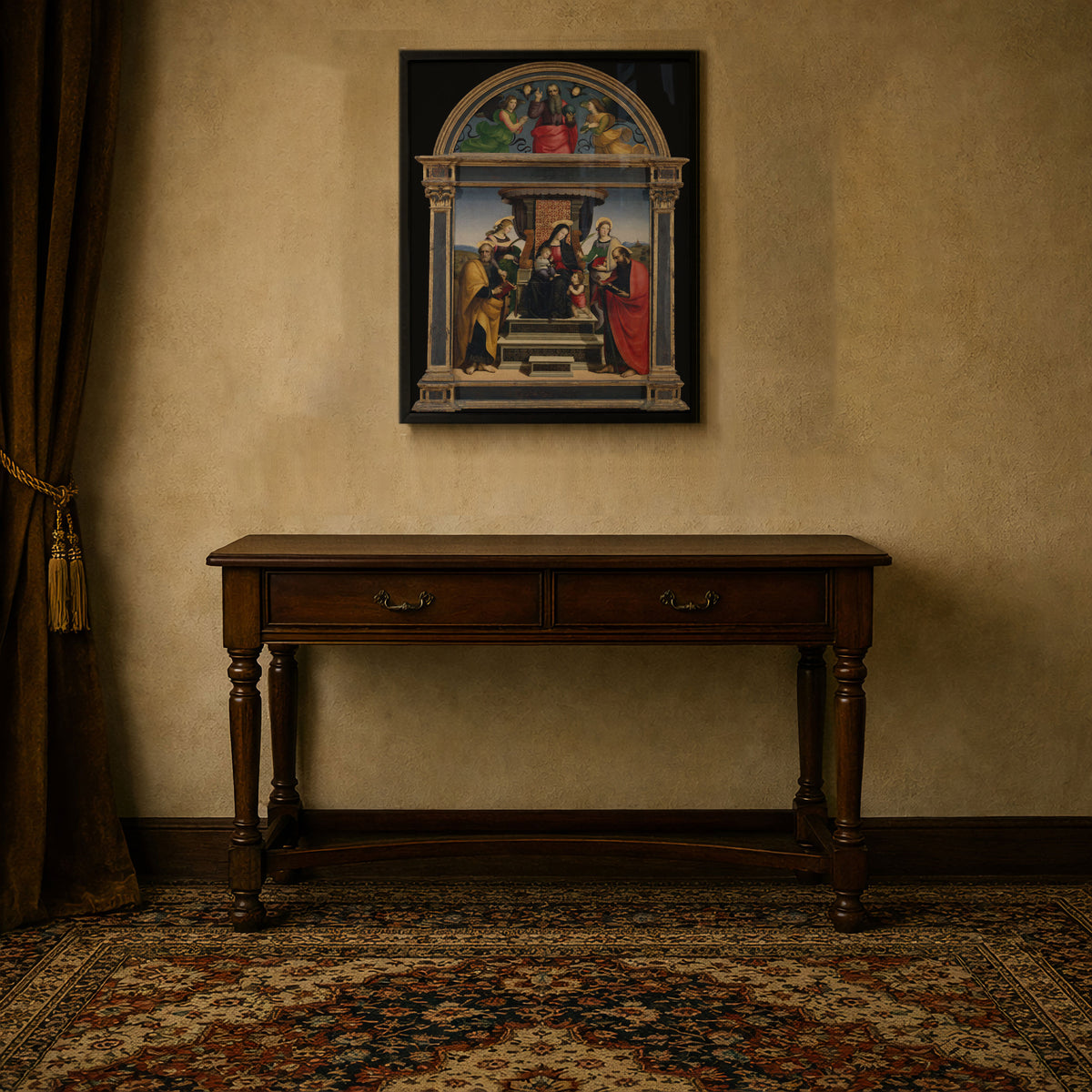 Madonna and Child Enthroned with Saints
