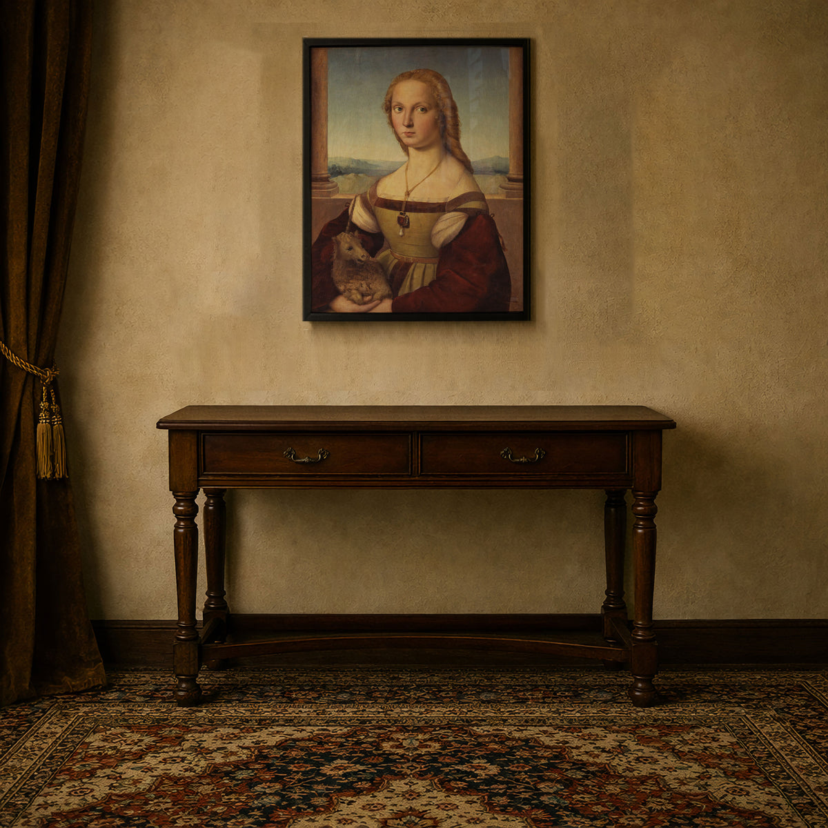 Portrait of a Lady with a Unicorn
