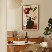Red and Earthy Flower Vase 1 – image 6