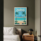 Dubai Travel Poster Print