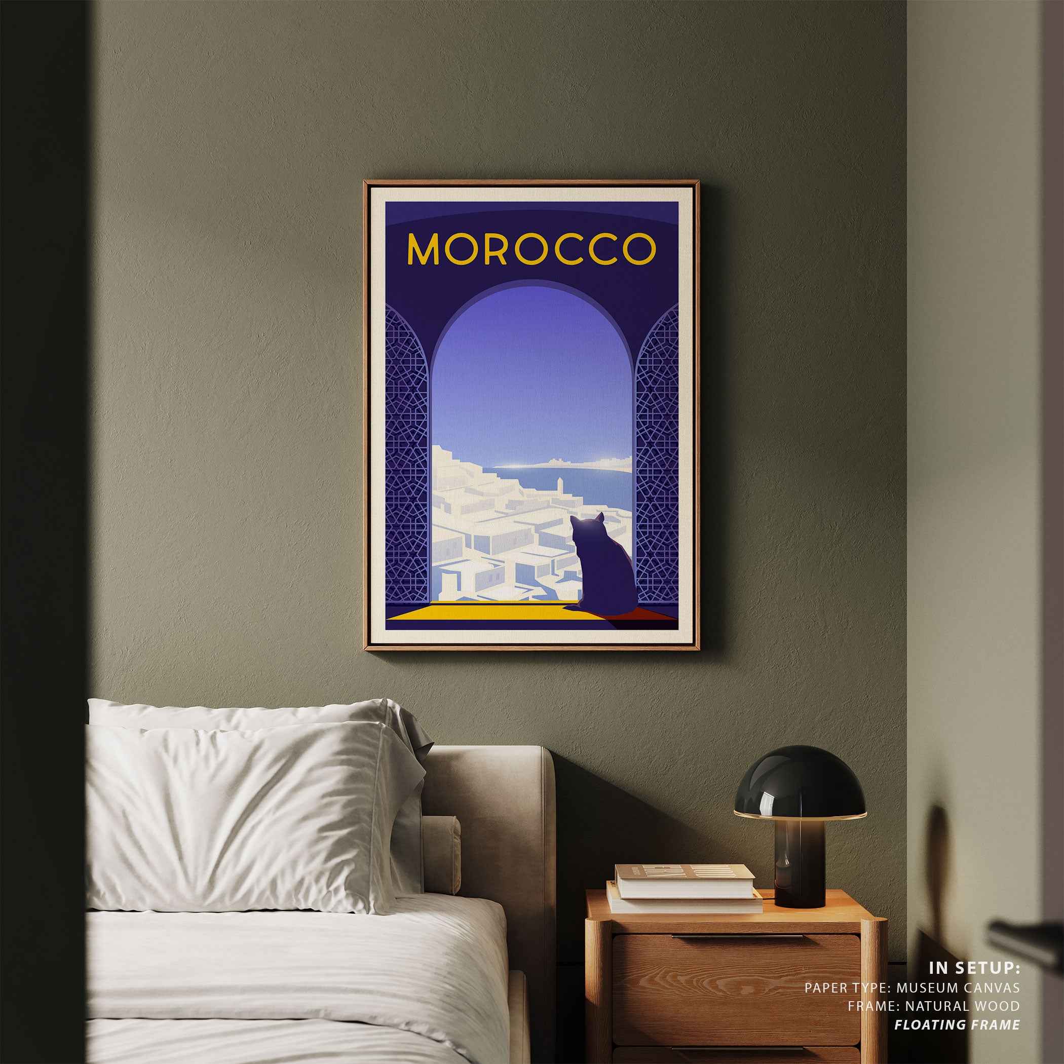 Morocco Travel Poster Print