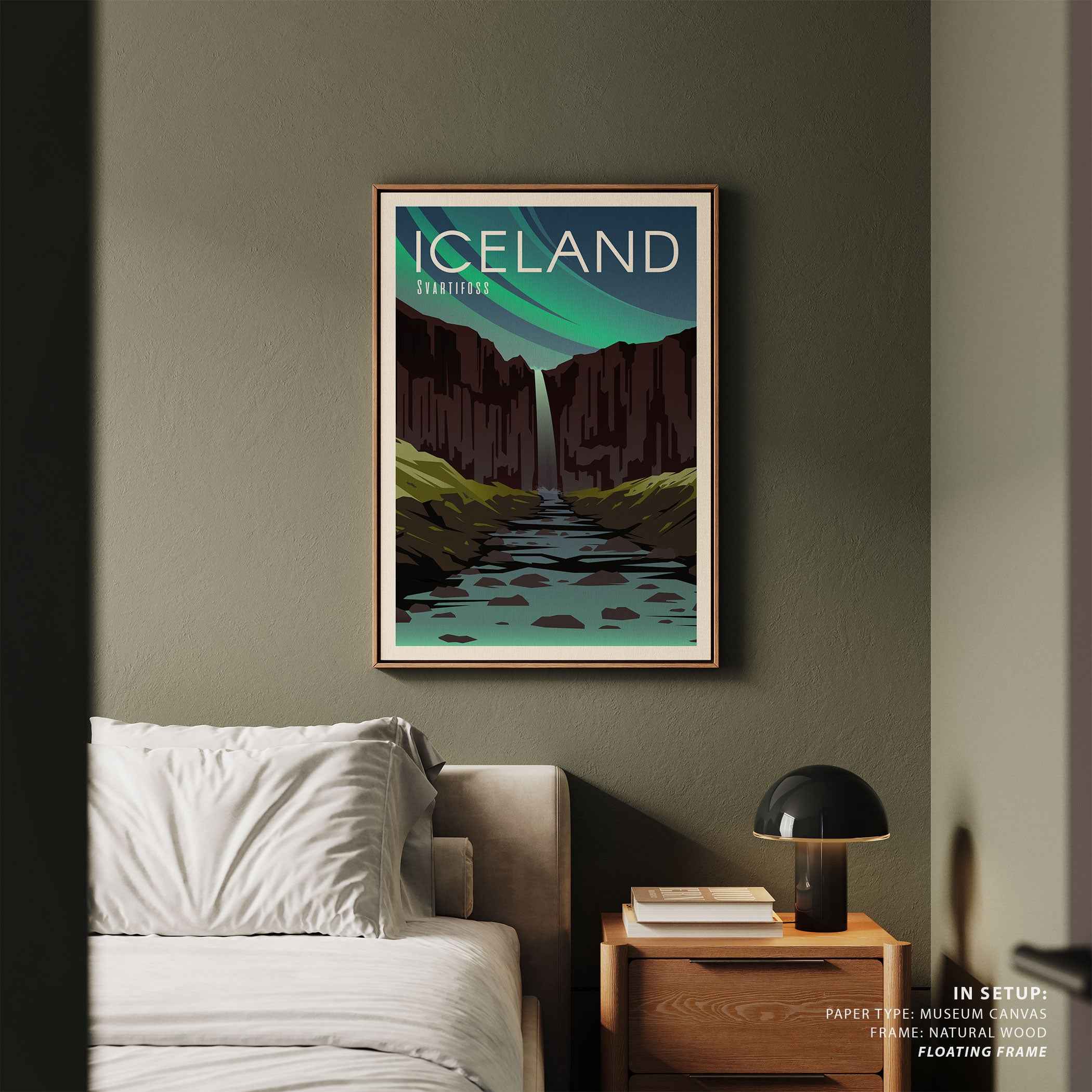 Iceland Travel Poster Print